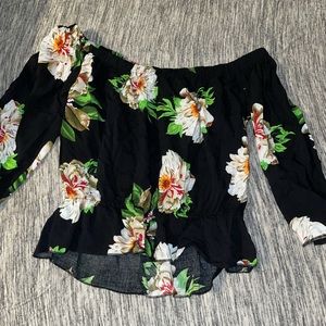 Off shoulder summer blouse